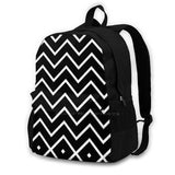 Chevron Stripes Laptop Travel School Backpack