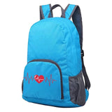 Ultralight Foldable Daypack Love Print Backpack