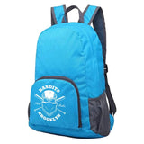 Portable Foldable Backpack Ultralight Skull Print Daypack