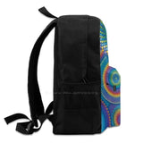 Circular Rainbows School Bags For Teenage Girls Laptop Travel Bags