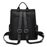 Women Backpack Solid Shoulder Bag Teenage Girl School Bag