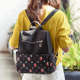 Women Backpack Solid Shoulder Bag Teenage Girl School Bag
