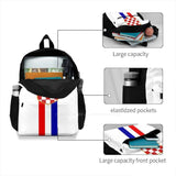 Croatia Crest Tri-Colour Strip Hrvatska Laptop Bagpack