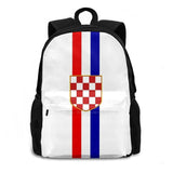 Croatia Crest Tri-Colour Strip Hrvatska Laptop Bagpack