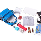 Portable Foldable Backpack Camping Travel Hiking Rainbow Print Daypack