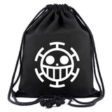 One Piece Luffy Skull Pirate Women Men Backpacks Canvas Book Bags