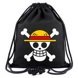 One Piece Luffy Skull Pirate Women Men Backpacks Canvas Book Bags