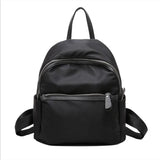 Green Nylon Women's Backpack Water-proof Travel Rucksack