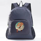 Foldable Backpack Ultralight Outdoor Camping Hiking Daypack Japan Cat Pattern