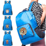 Ultralight Foldable Daypack Japan Cat Print Travel Hiking Backpack