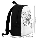 Staffordshire Bull Terrier Dog Backpack Laptop Travel Bags