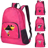 Packable Backpack Foldable Ultralight Outdoor Folding Bag Shape Print
