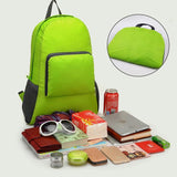 Food Print Ultralight Foldable Backpack Travel Hiking Organizer