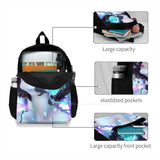 Music Bags Travel Laptop Backpack Music Headphones Girls Fantasy Scifi Punk Magi