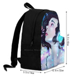 Music Bags Travel Laptop Backpack Music Headphones Girls Fantasy Scifi Punk Magi