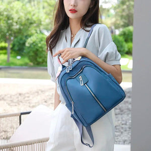 Women Ribbon Backpack Waterproof Large Capacity Shoulder Bag