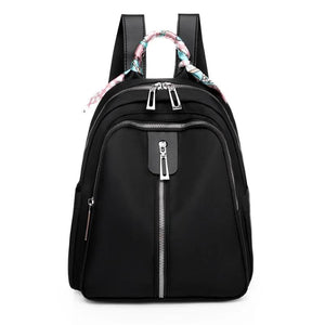 Women Ribbon Backpack Waterproof Large Capacity Shoulder Bag
