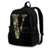 Camouflage School Bag Big Capacity Backpack Laptop 15 Inch V Lone