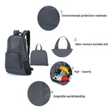 Foldable Backpack High Capacity Ultralight Travel Bag Hiking Backpack