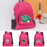 Nylon Waterproof Travel Backpacks Men Hiking Bag Flamingo Pattern Women Backpack