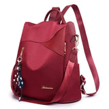 Ladies Backpack Student Anti-theft Sequins College Bag