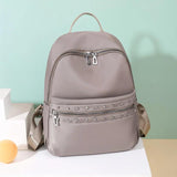 Waterproof Oxford Cloth Backpack Women's Leisure Schoolbag