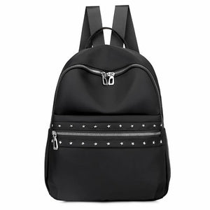 Waterproof Oxford Cloth Backpack Women's Leisure Schoolbag
