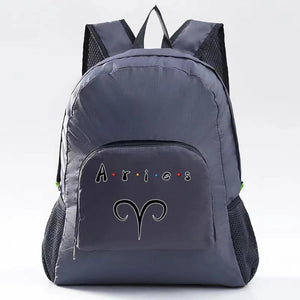Foldable Travel Backpack for Men Women Lightweight Constellation Print