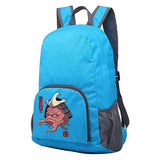 Ultralight Foldable Daypack Monster Print Camping Backpack