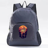 Ultralight Foldable Backpack for Outdoor Sports - Astronaut Pattern Daypack