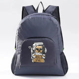 Ultralight Foldable Backpack for Outdoor Sports - Astronaut Pattern Daypack