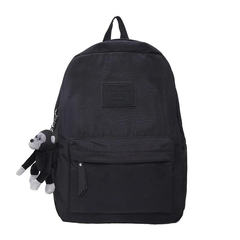 Nylon Women Backpack Anti-theft School Bag for Teen Girls Shoulder Bag