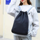 Portable Basketball Bag Adjustable Straps Vacation Drawstring