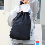 Portable Basketball Bag Adjustable Straps Vacation Drawstring