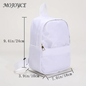 Women Backpacks Nylon Schoolbags Solid Casual Book College Teenager Girls Backpa