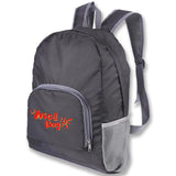 Foldable Daypack Outdoor Hiking Backpack Food Print Schoolbag