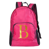Lightweight Waterproof Backpack Outdoor Travel 26 Letter Pattern