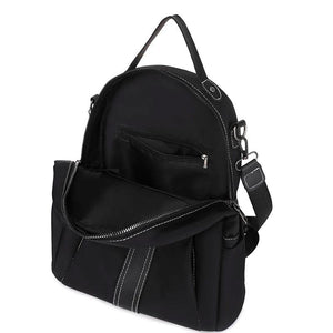 Women Oxford Red Backpack for College Students - Casual Rucksack