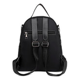 Women Oxford Red Backpack for College Students - Casual Rucksack