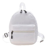 Korean Style Nylon Mini Backpack for Women Small Travel Bagpack