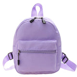 Korean Style Nylon Mini Backpack for Women Small Travel Bagpack