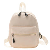 Korean Style Nylon Mini Backpack for Women Small Travel Bagpack