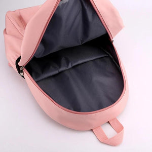 Waterproof Nylon Backpack Large Capacity Student Schoolbag