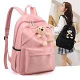 Waterproof Nylon Backpack Large Capacity Student Schoolbag