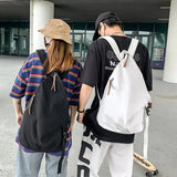 New Canvas Women Men Backpack Light Travel Backpack Students School Bags