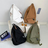 New Canvas Women Men Backpack Light Travel Backpack Students School Bags