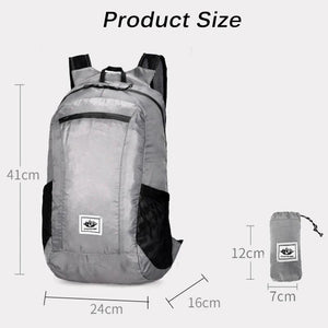 Colorful Folding Backpack Waterproof Outdoor Travel Bag Lightweight