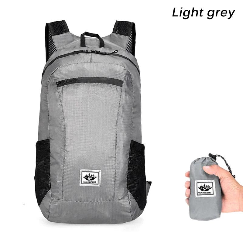 Colorful Folding Backpack Waterproof Outdoor Travel Bag Lightweight