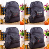 Print Nurse Lightweight Folding Backpack Repellent Bag Men Women