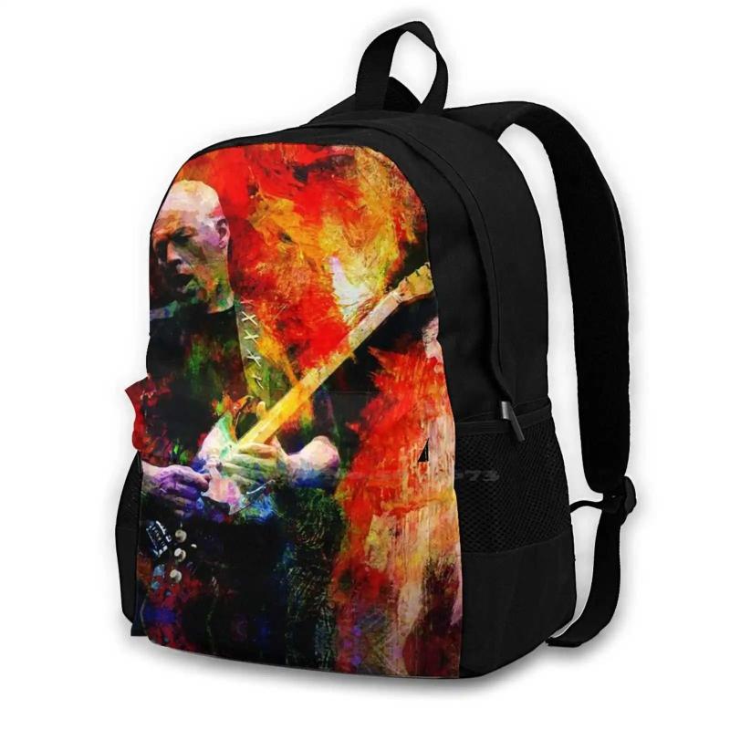 David Gilmour Album Tour Samdaya Teen College Student Backpack